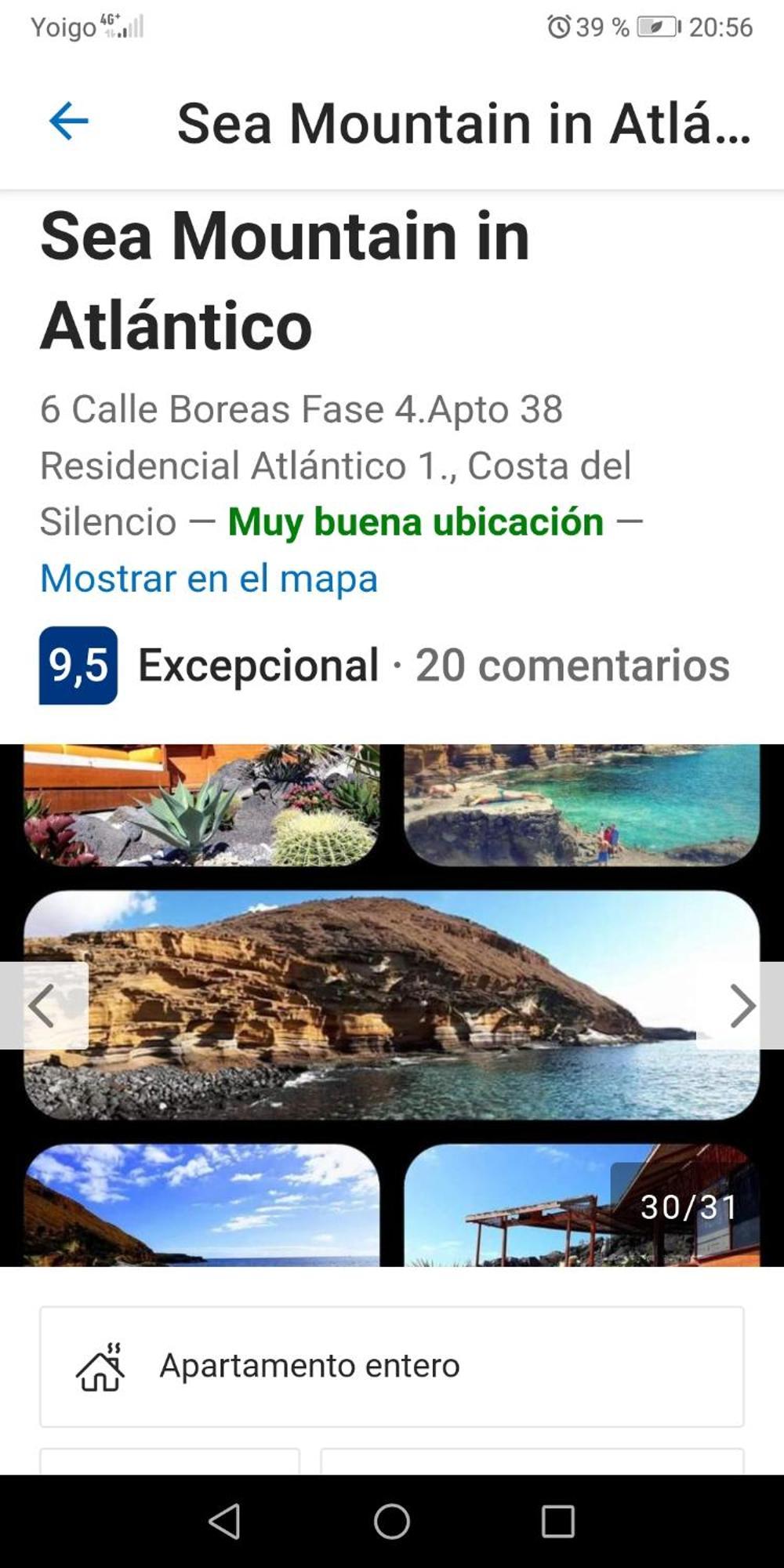 Апартаменты Sea Mountain In Atlantico Коста-дель-Силенцио Экстерьер фото